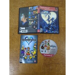 Kingdom Hearts (PlayStation 2 PS2, 2002) GH CIB Complete & TESTED!